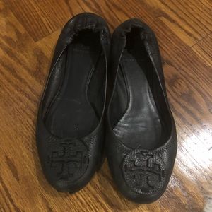 Tory Burch black ballet flats size 9.5